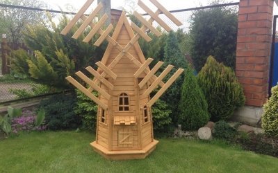 Molino de jardín decorativo DIY +50 fotos