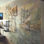 Antiguo castillo y barco