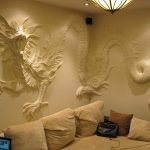 Dragón en la pared