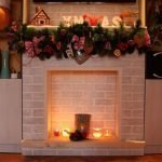 Decoración de año nuevo en un interior