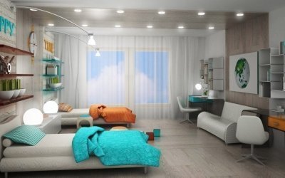 Diseño de una habitación infantil para dos niños +164 fotos interiores