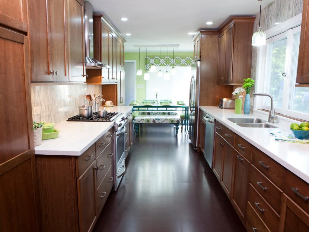 Cocina de dos hileras
