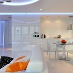Techo LED en el interior