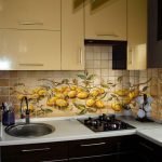 Muebles de dos tonos en la cocina.