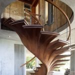 Escalera de caracol inusual