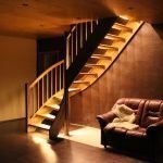 Iluminación de la escalera