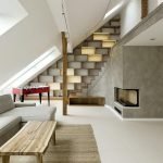 Chimenea debajo de la escalera