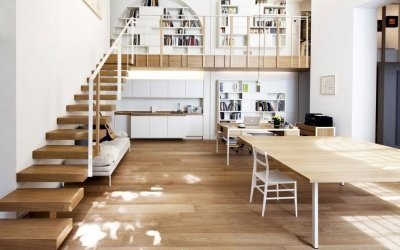 Diseño de escaleras al segundo piso en una casa privada +100 ejemplos de fotos