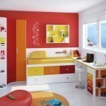 Colorido interior en una guardería