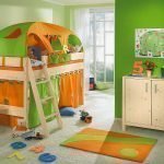 Hermosos muebles en la guardería