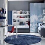 Decoración moderna de habitación para niño