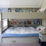 Cama para dos niños.