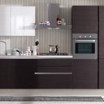 Muebles con estilo en el interior de la cocina.