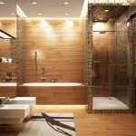 Ducha al lado del baño