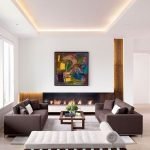 Sala de estar de estilo minimalista