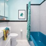 Baño azul