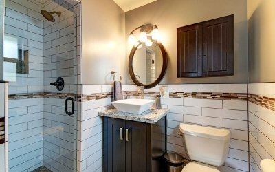 Diseño de baño de 6 m2 m con baño +50 fotos de ideas interiores