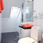 El diseño del baño combinado.