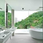 Hermosa vista desde el baño