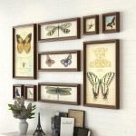 Pinturas de mariposas como parte de