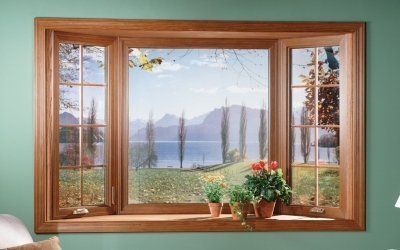 Imitación de una ventana en el interior +30 foto