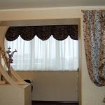 Logia con cortinas