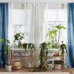 Cortinas en la sala de estar