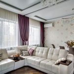 Elegante decoración de la sala de estar