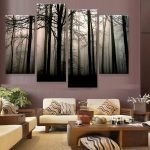 Bosque en la pared