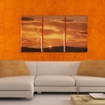 Pintar con puesta de sol