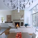 Habitación con comedor y sala de estar.