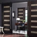 Puertas correderas de wengé