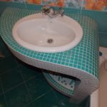 Lavabo con estante