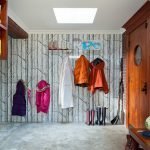 Papel pintado a rayas con textura