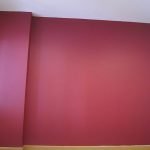 Pared roja pintada
