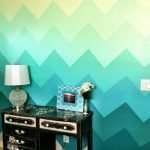 Pintura de pared horizontal