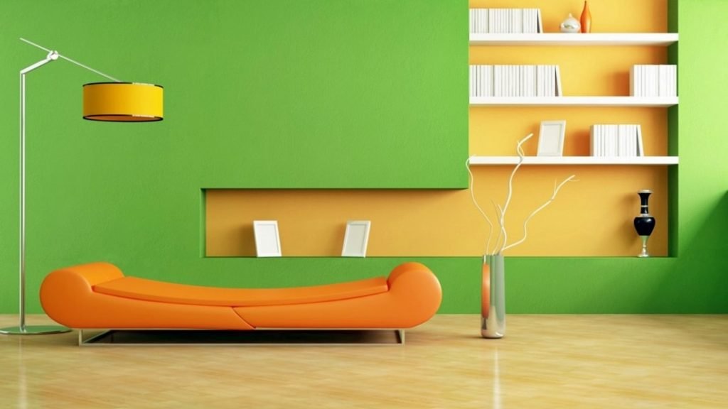Murs verds a l’interior