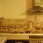 Delantal con pintura