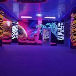 Columnas brillantes
