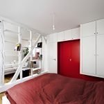 Estantería blanca dormitorio