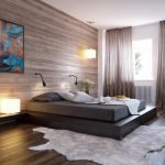 Esconderse en el piso del dormitorio