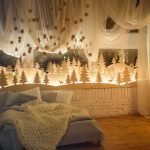 Bosque de invierno en el dormitorio