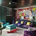 Decoración creativa de la sala de estar
