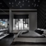 Luces LED en un techo oscuro