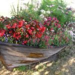 Barco de flores
