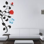 Rosas y mariposas