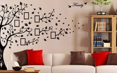 Pegatinas decorativas para el interior en las paredes +50 fotos