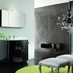 Decoración de baño monocromática