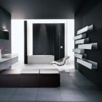 Elegante decoración de baño