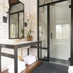 Baño estilo loft